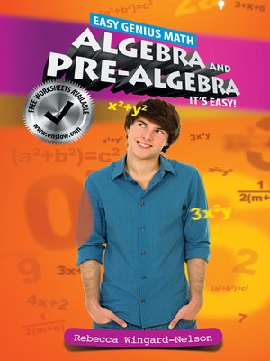 cover image of Algebra and Pre-Algebra